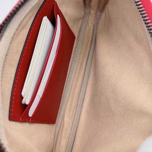 ❌SOLD❌Gucci Calfskin Matelasse Mini GG Marmont Chain Crossbody Bag in Red - Picture 6 of 11